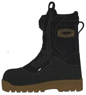 F06000101-012-910 509 Raid Single Boa Boot Black Gum Unisex Size M 12 W 14 Snow