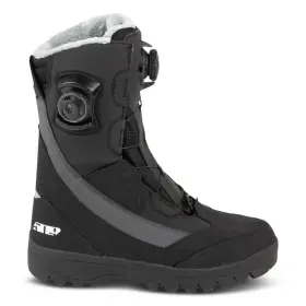 F06001300-008-001 509 Womens Raid Double Boa Snowmobile Boot Black - 8