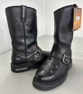 39940 Alloy Ariat Metal Mounts H2o Black Motorcycle Boots Mens 10d Waterproof