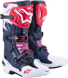 Alpine Stars 8059347198644 Tech 10 Supervented Boots Night Nvy/wht/rainbow Sz 9