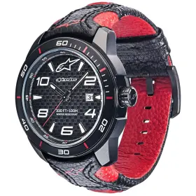 Alpinestars 051194931023 Tech 3h Watch - Leather Band Black/red
