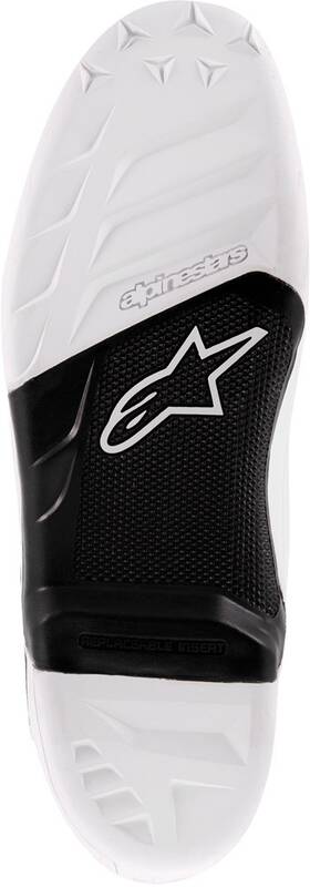 Alpinestars 05258 Tech 7 Sole Black/white Colored Size 10 Footwear