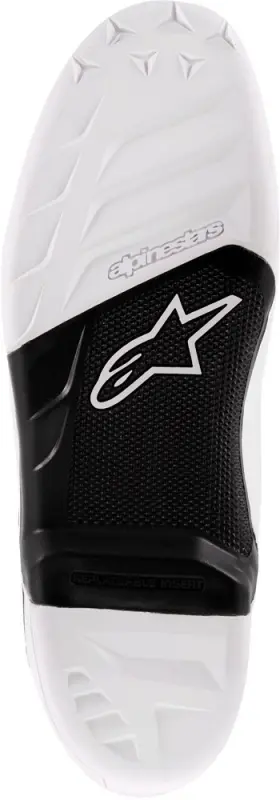05258 Alpinestars Tech 7 Sole Black/white Colored Size 10 Footwear