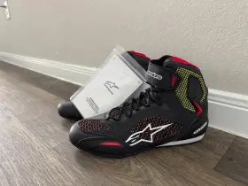 Alpinestars 059175188039 Faster 3 Mens Motorcycle Shoes Black/yellow/red