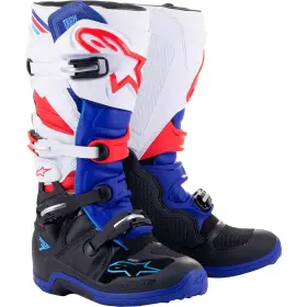 Ft14 Alpinestars 059347050997 Tech 7 Mens Mx Offroad Boots Black/blue/red/white 16 Usa