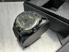 1017-96045-1050 Alpinestars Tech Watch 3h Black Yellow - Nylon Strap