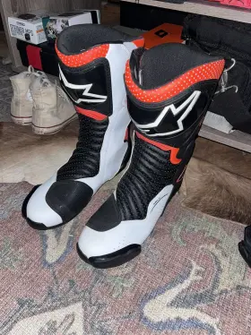 102426b Alpinestars Smx-6 V2 Vented Riding Motorcycle Street Boots