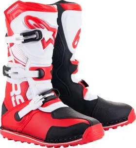 2004017-3016-8 Alpinestars Tech-t Boots - Red/black/white Us 8