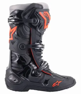 2010020-1030-7 Alpinestars Tech 10 Boots Black/red Fluo Size 7