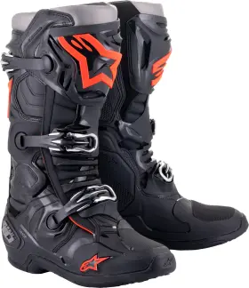 2010020-1030-9 Alpinestars Tech 10 Boots Black/red Fluo Size 9 -