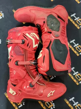 2010020-30-11 Alpinestars Tech 10 Boots - Red/red / Size 11