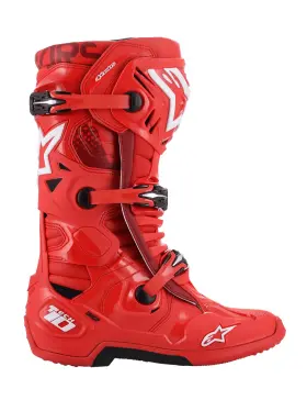 2010020-30-8 Alpinestars Tech 10 Boots Red Size 8