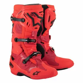 2010020-3034-9 Alpinestars Tech 10 Le Boots Red Fluo/bright Red/black 9