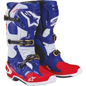 2010020-3372-10 Alpinestars Tech 10 Union Limited Edition Boots Blue/red/white 2010020-3372-10 Alpinestars Tech 10 Union Limited Edition Boots Blue/red/white