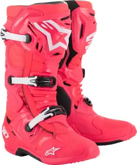 2010020-3812-8 Alpinestars Tech 10 Boots Diva Pink/white Fits 8