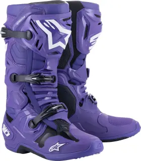 2010020-394-12 Alpinestars Tech 10 Boots Ultraviolet Black Size 12 -