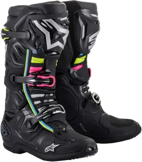 2010520-1991-9 Alpinestars Tech 10 Supervented Black Hue Boots Motocross Racing Offroad Sz 9 2010520-1991-9 Alpinestars Tech 10 Supervented Black Hue Boots Motocross Racing Offroad Sz 9