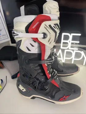 2010520-20-13 Alpinestars Tech 10 Supervented Boots White Size 13