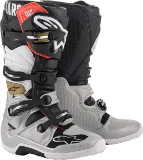 2012014-1829-8 Alpinestars Black/silver/gold 2019 Tech 7 Boots 8