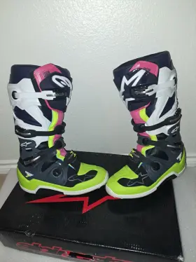 2012014-21-7 Alpinestars 2020 Tech 7 Mx Boots Size 10 Motorcycle Enduro Dirt Bike