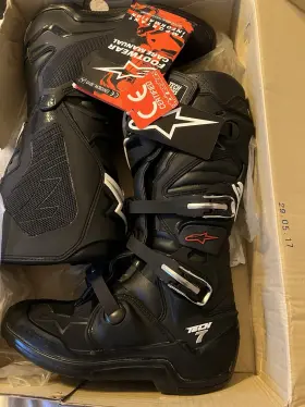 2012025-10-9 Alpinestars Tech 7 Boots Black Size 9