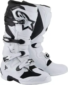 2012025-21-13 Alpinestars Tech 7 Off-road Boots White/black Us 13 - Durable Motorcycle
