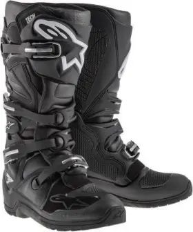 2012114-10-11 Alpinestars Tech 7 Enduro Motorcycle Boots Black 11 Us/45.5 Eu