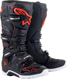 2012114-1030-12 Alpinestars Tech 7 Enduro Boots 12 Black/red Fluorescent