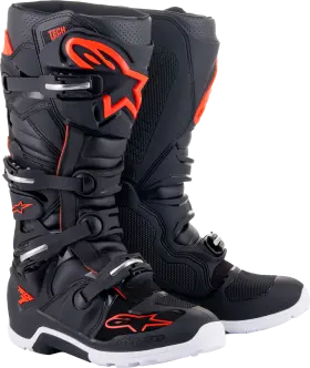 2012114-1030-7 Alpinestars Tech 7 Enduro Boots Black/red Fluorescent
