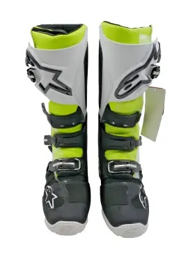 2012114-125-11 Alpinestars Tech 7 Enduro Boots Black/white/fluorescent Yellow Size Us 11