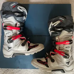 2012114-9204-11 Alpinestars Tech 7 Enduro Boots - Gray/red Us 11