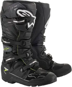 2012620-106-9 Alpinestars Tech 7 Enduro Drystar Boots - Black Us 9 / Eu 43