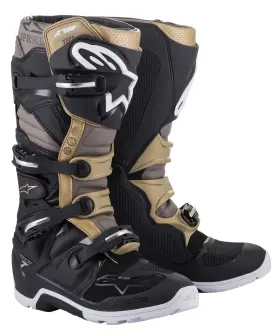2012620-1959-7 Alpinestars Tech 7 Enduro Fits Ds Boots Black/grey/gold Sz 07