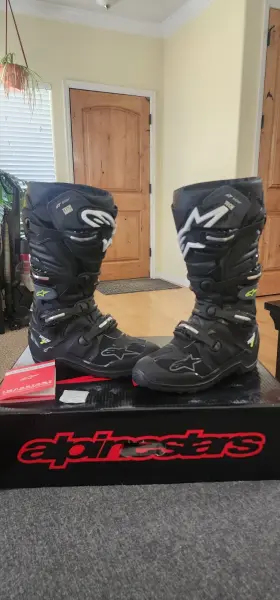 Alpinestars 201262010612 Tech 7 Enduro Drystar Boots Black/gray Size 12
