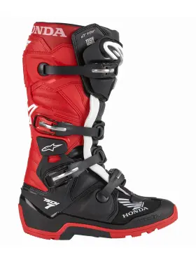 2012723-1272-8 Alpinestars Honda Tech 7 Boots Enduro Drystar Black/white/blue/br Red Size 8 2012723-1272-8 Alpinestars Honda Tech 7 Boots Enduro Drystar Black/white/blue/br Red Size 8