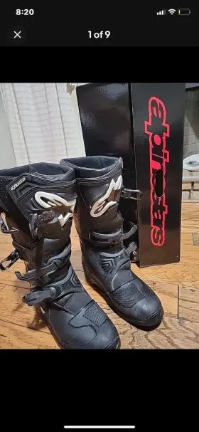 2013018-10-12 Alpinestars Tech 3 Boots Size 12 Black
