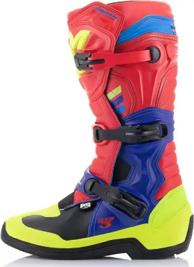 2013018-3375-11 Alpinestars Boot T3 Rd/bl/ Yl Fl 11