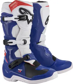 2013018-723-11 Alpinestars Tech 3 Blue/white/red Boots Size 11