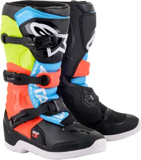 2014018-1538-2 Alpinestars Tech 3s Boots 2 Black/yellow/red