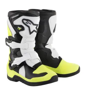 2014518-125-11 Alpinestars Tech 3s Boots Black/white/yellow Sz Y11
