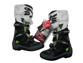2015015-102-5 Alpinestars Tech 5 Boots - Black/dark Grey/ White Sz 05