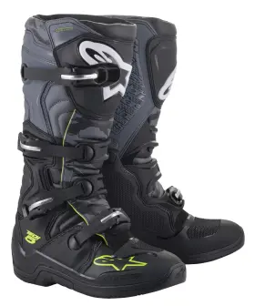 2015015-1055-15 Alpinestars Tech 5 Boots Black/grey/yellow Fluo Size 15 -