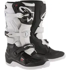2015017-12-2 Alpinestars Youth Tech 7s Boots - 2 Black/white