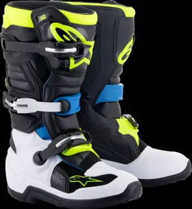 2015017-1795-4 Alpinestars Black/enamel Blue/fluo Yellow Tech 7s Boots 4