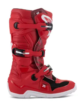 2015017-30-6 Alpinestars Tech 7s Youth Boots Red Size 6 2015017-30-6 Alpinestars Tech 7s Youth Boots Red Size 6