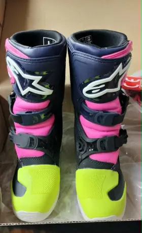 Alpinestars 210002270885 Tech 3 Kids Boots Black Dark Blue Pink Alpinestars 210002270885 Tech 3 Kids Boots Black Dark Blue Pink
