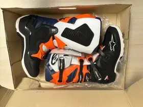 Alpinestars 210058201208 Tech 7 Enduro Black/orange/white Size 14 Euro 49.5