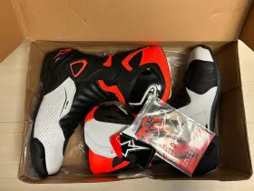Smx-6 Alpinestars 210099812678 V2 Vented Boot Black/red/white Size 14 Euro 50
