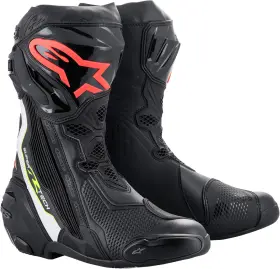 2220021-1236-43 Alpinestars Black/white/red/yellow Supertech Boots Us 9 Eu 43