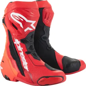 2220021-3029-44 Alpinestars Supertech R Boots - Red Us 9.5 / Eu 44